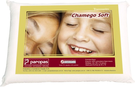 Colch�es em Pirituba - TRAVESSEIRO CHAMEGO ESPUMA